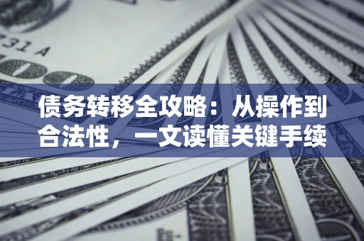 武汉债务转移全攻略:从操作到合法性,一文读懂关键手续! 武汉债务转移全攻略:从操作到合法性,一文读懂关键手续!
